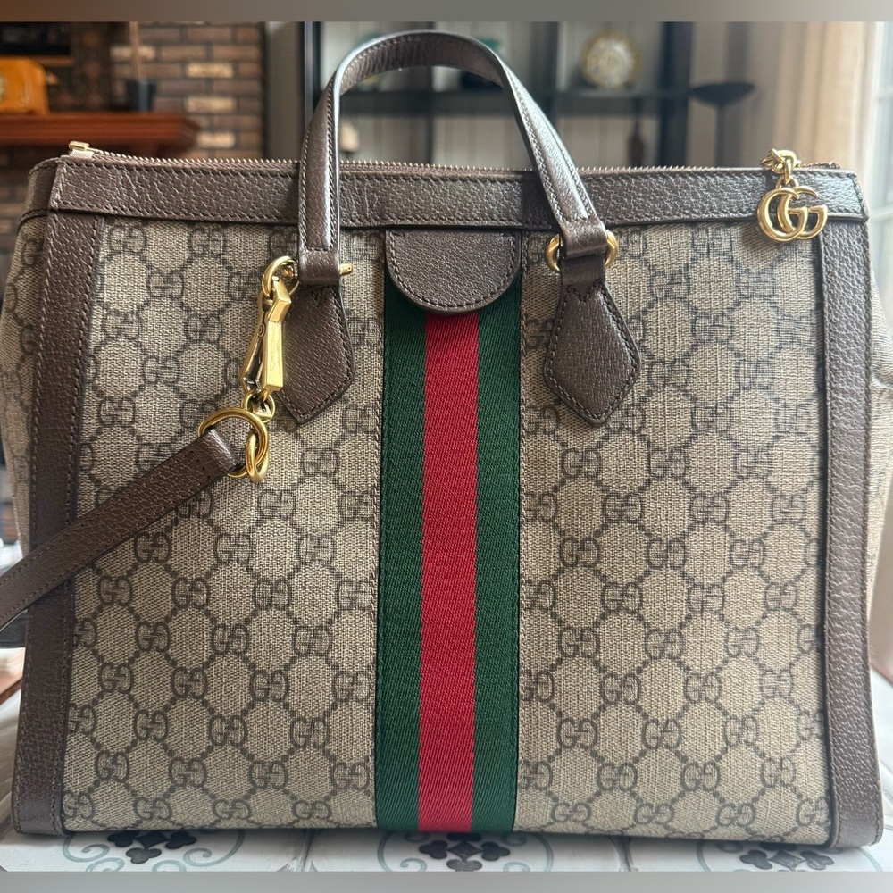 Gucci Ophidia Medium Top Handle Bag - Picture 16 of 16